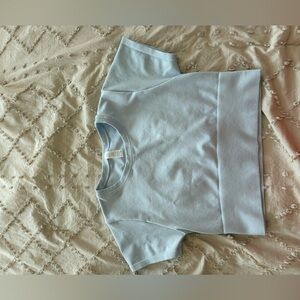 Aerie Sky Blue Crop Top
